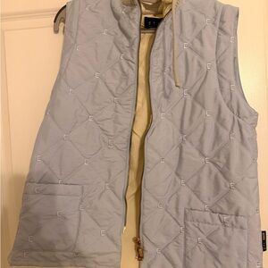 Light Blue Quilted Vest